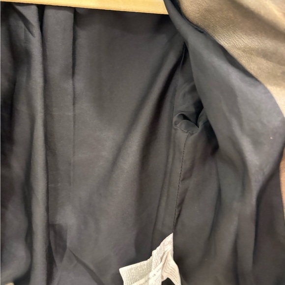 Stradivarius Vintage Style Vegan Leather Moto Jacket Size XS - Picture 12 of 12